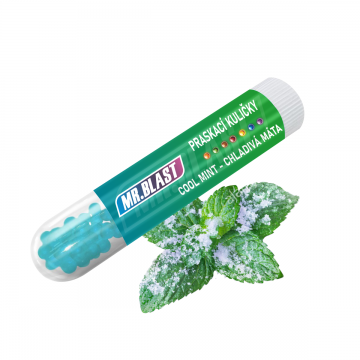 Praskací kuličky Mr. Blast - Cool mint - Chladivá máta - 100 ks Praskací kuličky Mr. Blast - Cool mint - Chladivá máta - 100 ks
