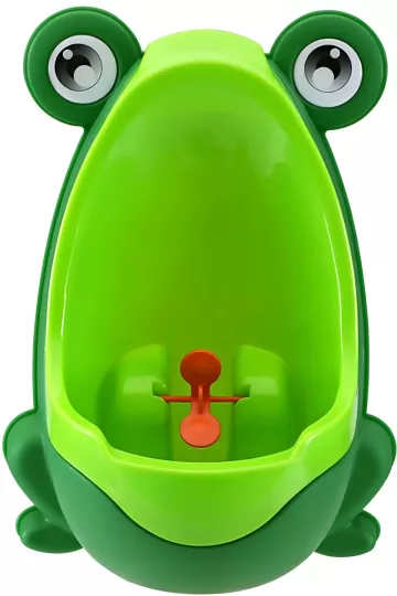 Dětský pisoár ve tvaru žáby