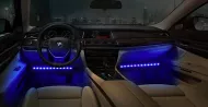 Barevné LED RGB pásky do auta - 4 ks - Onever