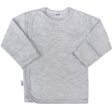 Kojenecká košilka New Baby Classic II šedá Kojenecká košilka New Baby Classic II šedá