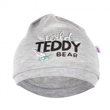 Kojenecká bavlněná čepička New Baby Wild Teddy Kojenecká bavlněná čepička New Baby Wild Teddy