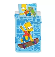 Dětské povlečení - Bart Simpson - modré - 140x200