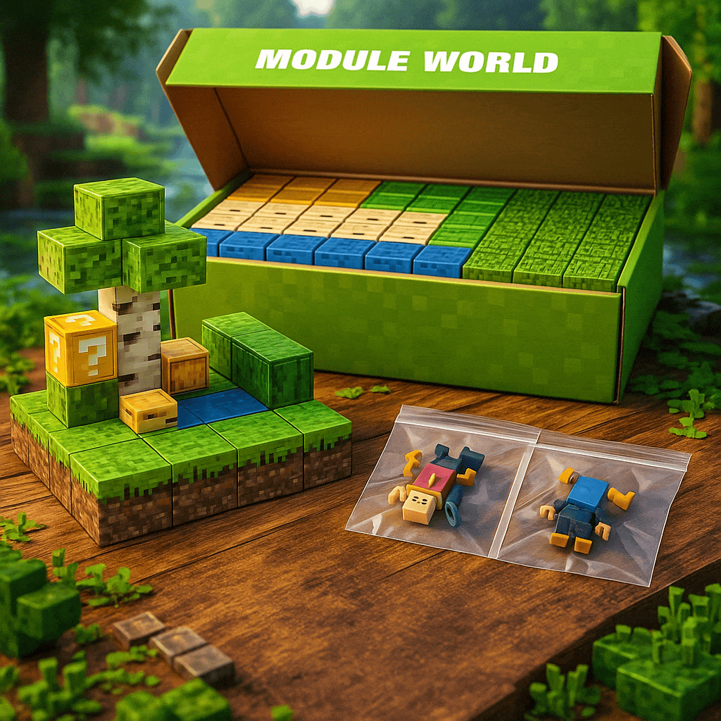 Populární magnetická stavebnice Module World